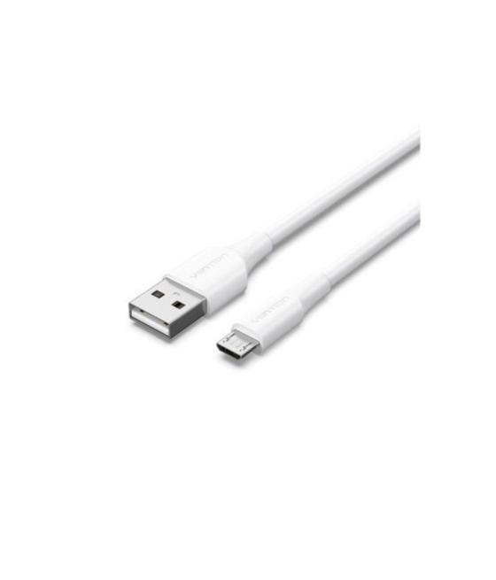 Cable usb 2.0 vention ctiwf/ usb macho - microusb macho/ 1m/ blanco