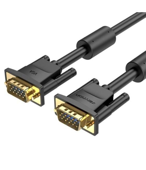 Cable svga vention daebf/ vga macho - vga macho/ 1m/ negro