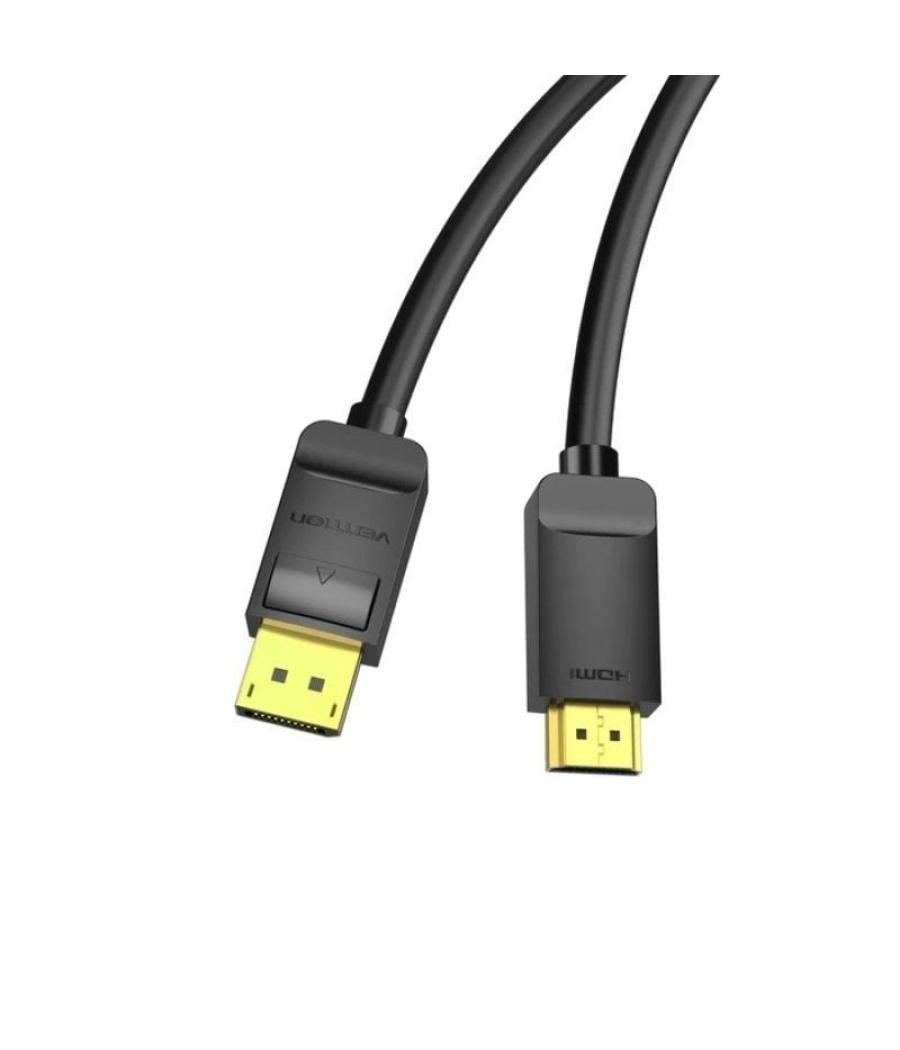 Cable conversor vention hadbg/ displayport macho - hdmi macho/ 1.5m/ negro