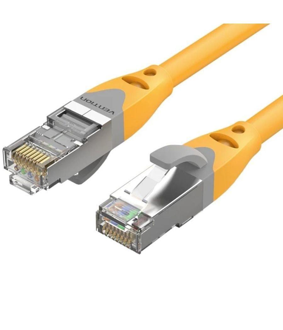 Cable de red rj45 sftp vention ibhyh cat.6a/ 2m/ naranja