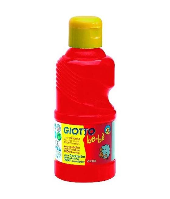 Giotto témpera be-bé para niños botella 250ml rojo