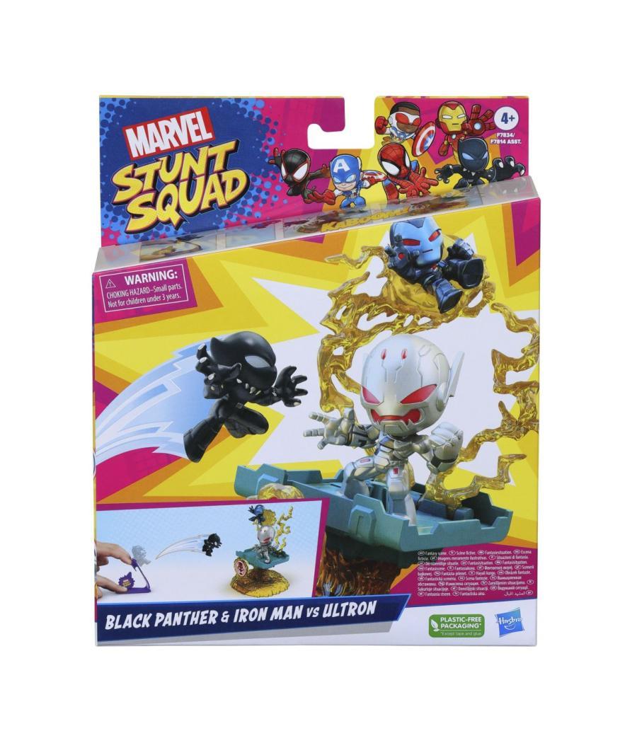 Set de juego marvel stunt squad villain knockdown