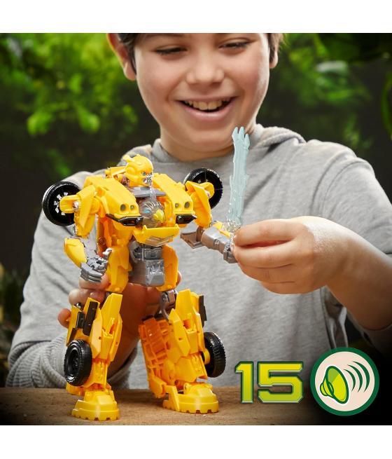 Figura hasbro transformers: el despertar de las bestias - bumblebee modo bestia