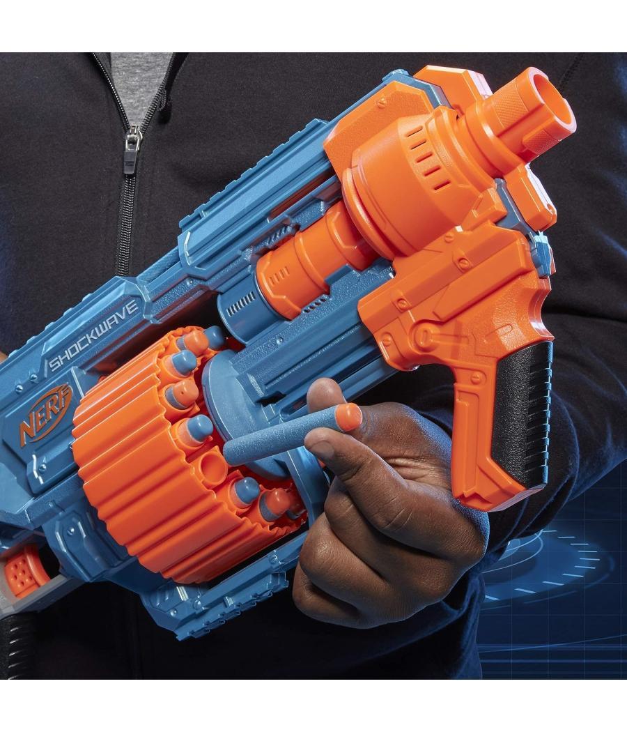 Lanzador hasbro nerf elite 2.0 shockwave rd - 15