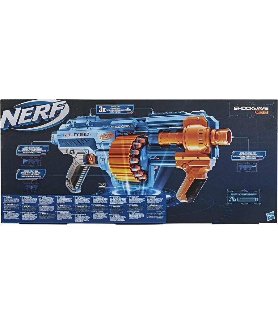 Lanzador hasbro nerf elite 2.0 shockwave rd - 15