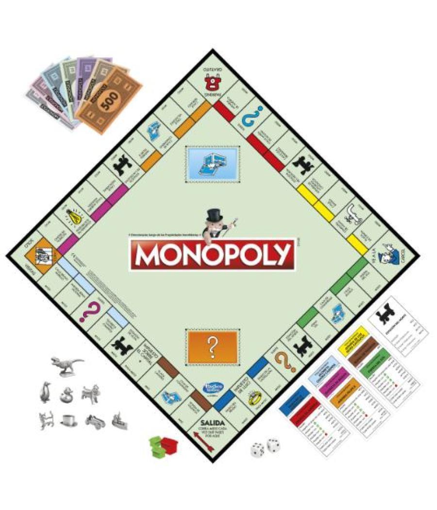 Juego de mesa hasbro monopoly clásico español