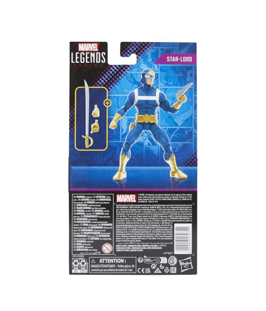 Figura hasbro marvel legends guardianes de la galaxia star - lord