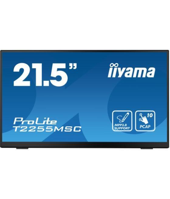 Iiyama prolite t2255msc-b1 pantalla para pc 54,6 cm (21.5") 1920 x 1080 pixeles full hd lcd pantalla táctil negro