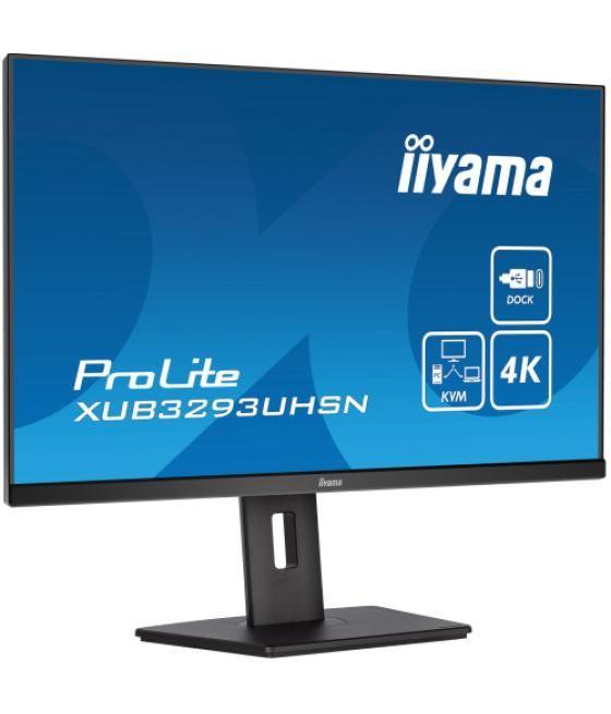 Iiyama prolite xub3293uhsn-b5 pantalla para pc 80 cm (31.5") 3840 x 2160 pixeles 4k ultra hd lcd negro