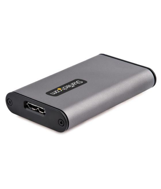 StarTech.com Tarjeta de Captura de Vídeo USB 3.0 HDMI Externa, Adaptador Capturadora de Vídeo HDMI 4K 30Hz, UVC, Transmisión en 