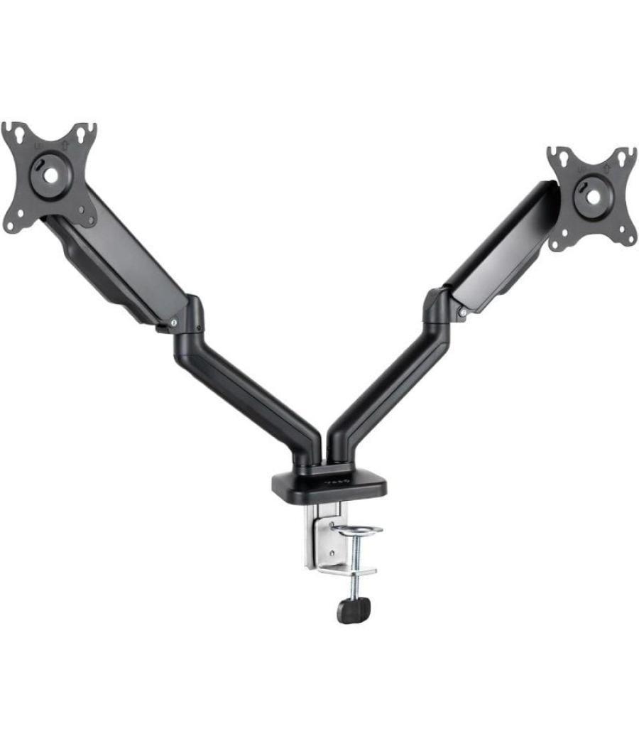 Soporte para 2 monitores tooq db5132tnr-b/ hasta 9kg