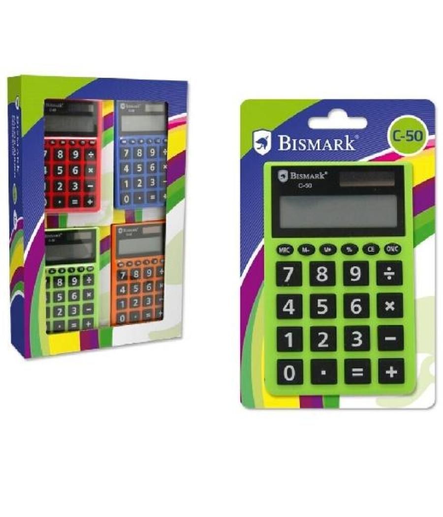 Bismark calculadora c-50 8 dígitos c/surtidos