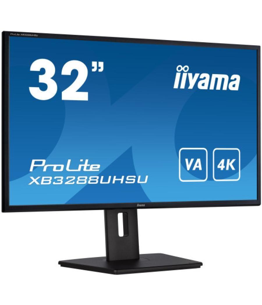 Iiyama prolite xb3288uhsu-b5 pantalla para pc 80 cm (31.5") 3840 x 2160 pixeles 4k ultra hd lcd negro