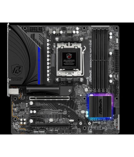 Asrock b650m pg riptide amd b650 zócalo am5 micro atx