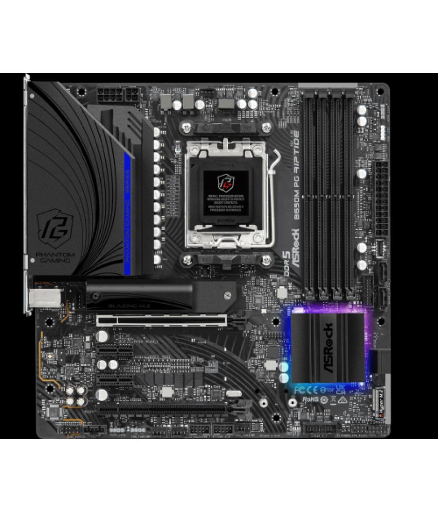 Asrock b650m pg riptide amd b650 zócalo am5 micro atx