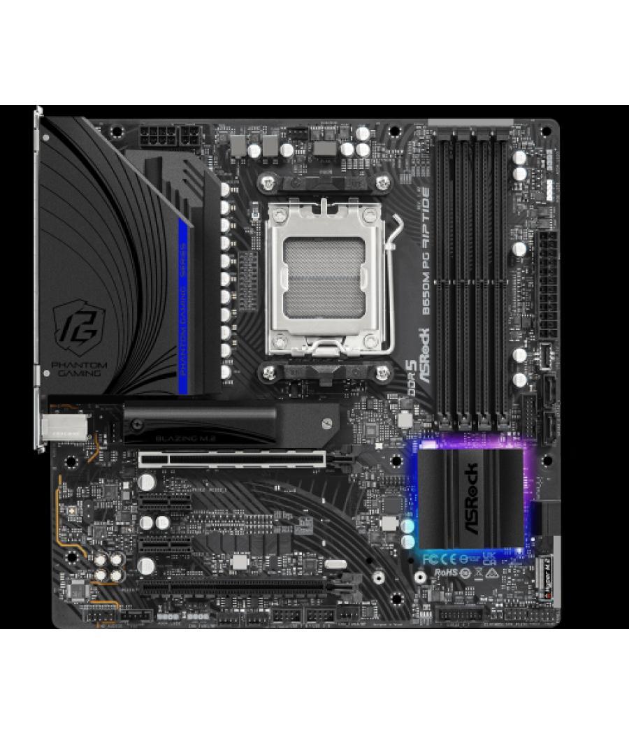 Asrock b650m pg riptide amd b650 zócalo am5 micro atx