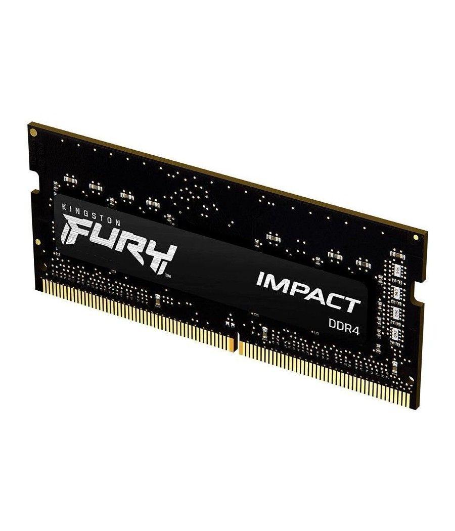 Memoria RAM Kingston FURY Impact 8GB/ DDR4/ 2666MHz/ 1.2V/ CL15/ SODIMM - Imagen 2