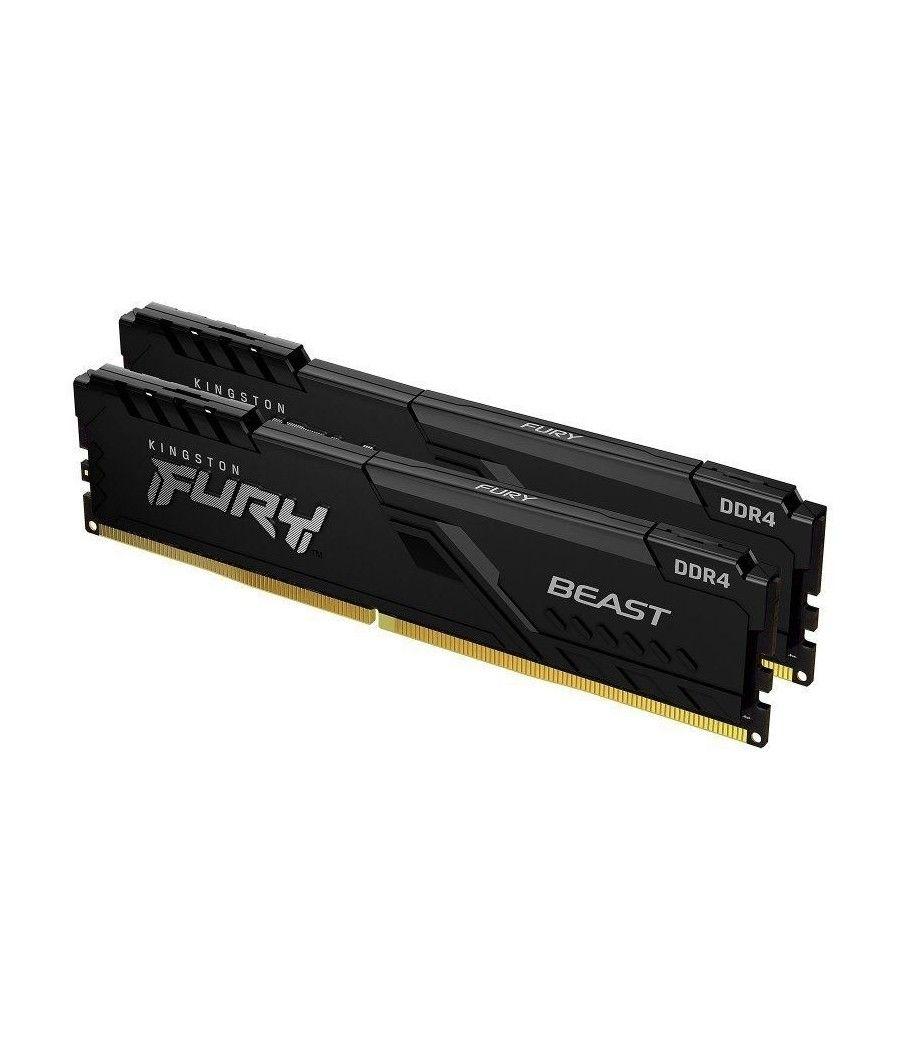 Memoria RAM Kingston FURY Beast 2 x 8GB/ DDR4/ 3200MHz/ 1.35V/ CL16/ DIMM - Imagen 1