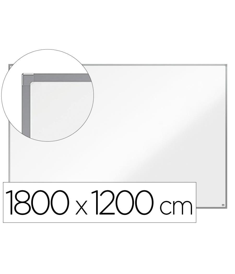 Pizarra blanca nobo essence acero vitrificado magnética 1800x1200 mm