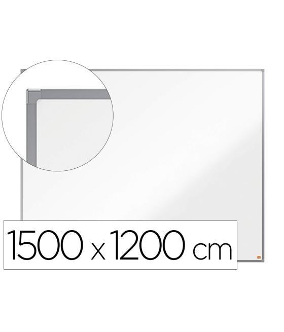 Pizarra blanca nobo essence acero vitrificado magnética 1500x1200 mm