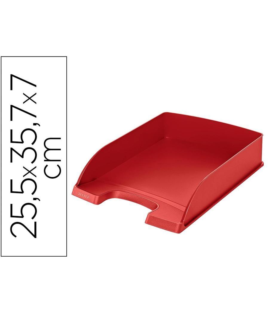 Bandeja sobremesa plástico leitz recycle rojo 255x357x70 mm