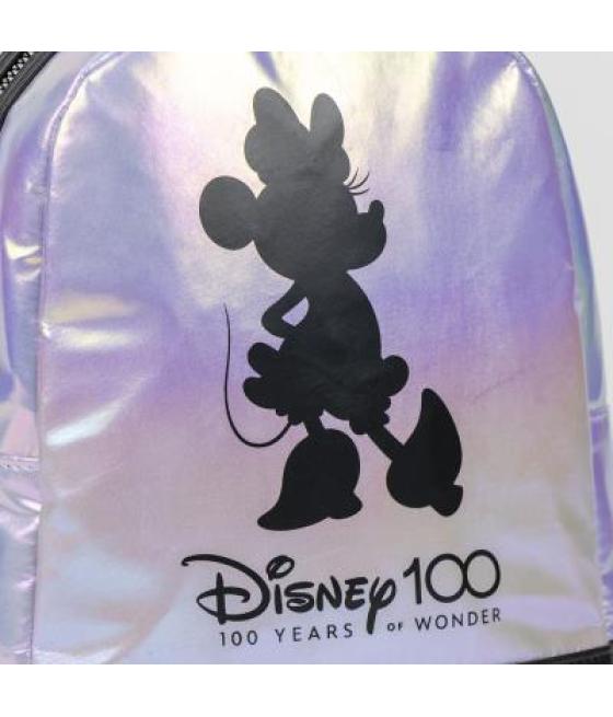 Mochila casual moda iridiscente disney 100