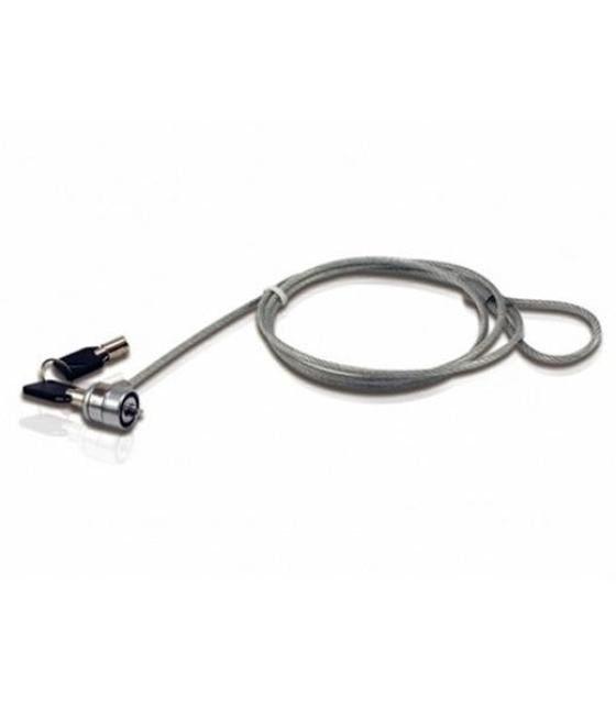 Conceptronic cable de seguridad para portátil con llave 1.5 m negro/gris