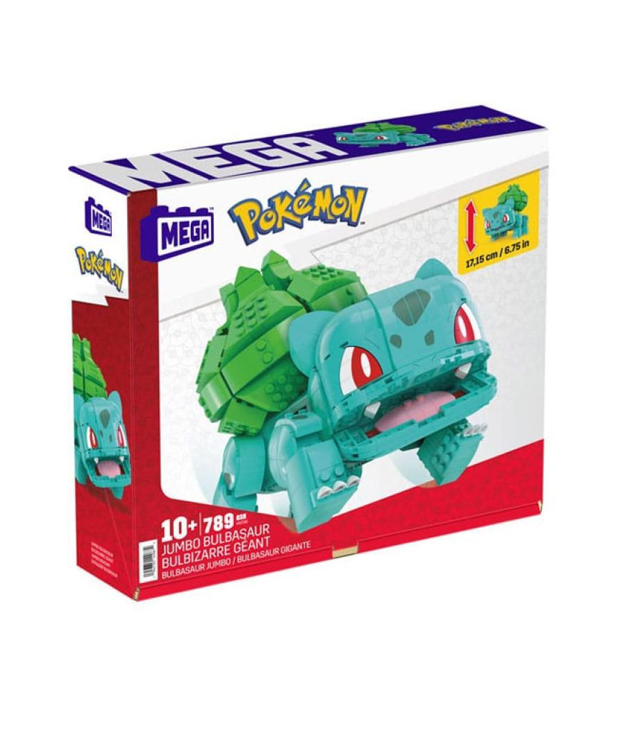 Figura mattel mega construx pokemon jumbo bulbasur mega construx 789 pcs