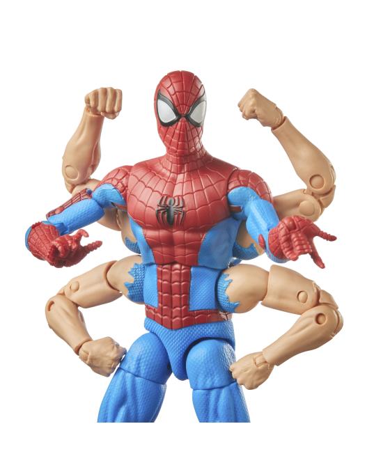 Pack 2 figuras hasbro marvel legends series spider - man & morbus