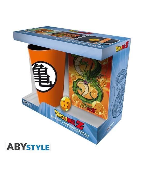 Set abysse dragon ball vaso + pin + libreta