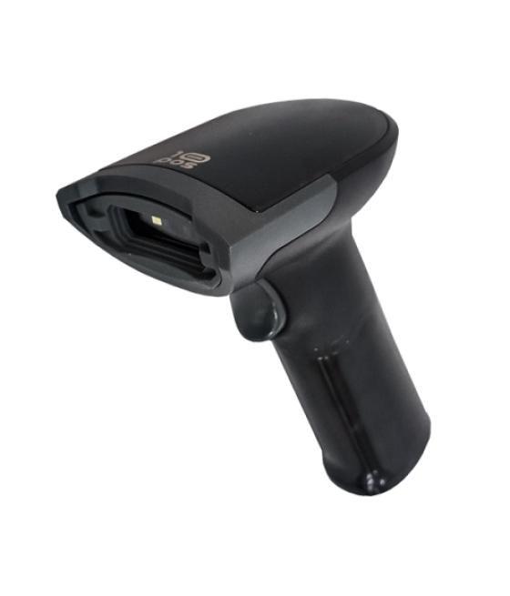 10pos - lector de código de barras imager 1d & 2d is-300, wireless 100m negro, soporte incluido.