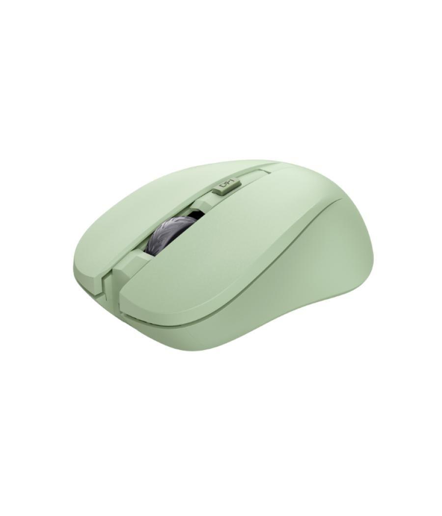 Raton optico mydo wireless verde trust