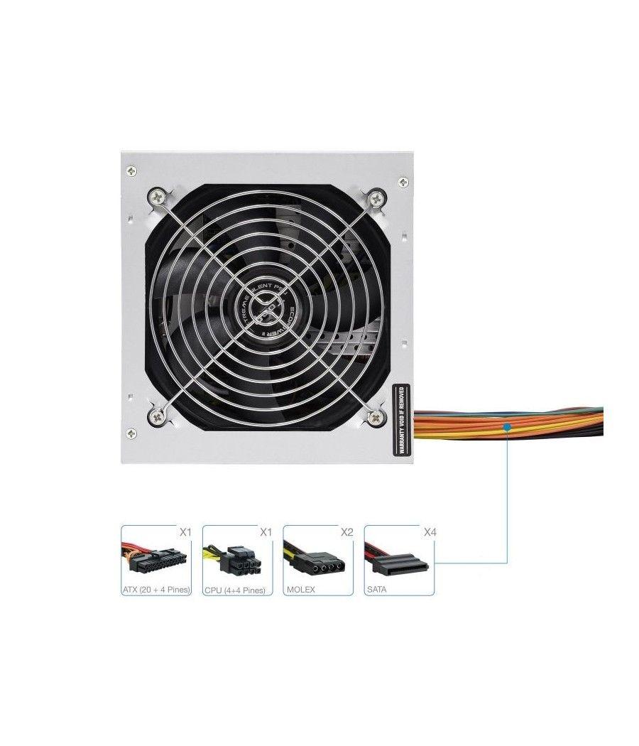 Fuente de Alimentación Tooq TQEP-500SSE-O OEM/ 500W/ Ventilador 12cm - Imagen 3