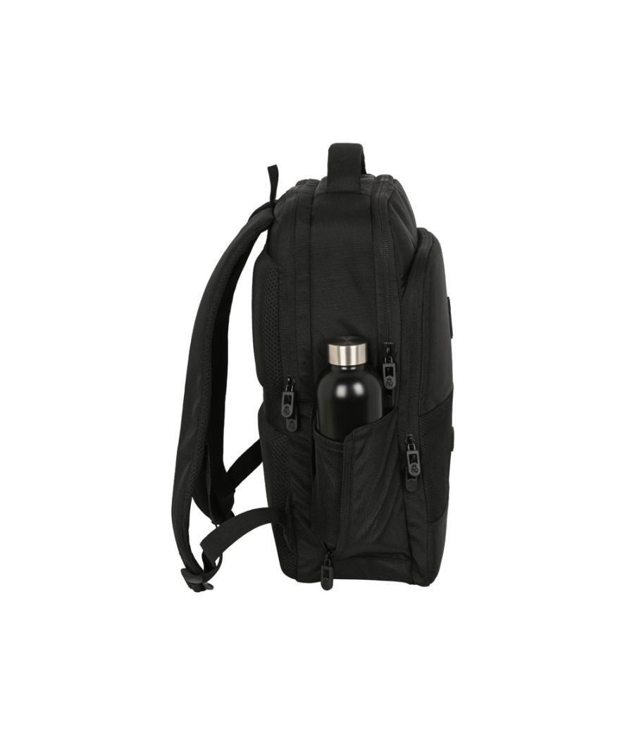 Mochila safta portatil 15,6\"+ tablet+ usb real madrid premium 440x290x150 mm