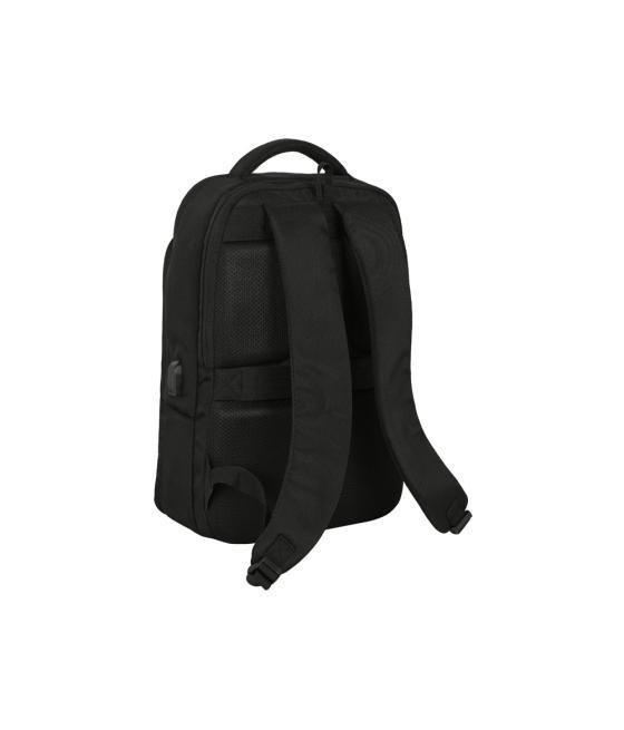 Mochila safta portatil 15,6\"+ tablet+ usb real madrid premium 440x290x150 mm