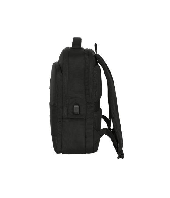 Mochila safta portatil 15,6\"+ tablet+ usb real madrid premium 440x290x150 mm