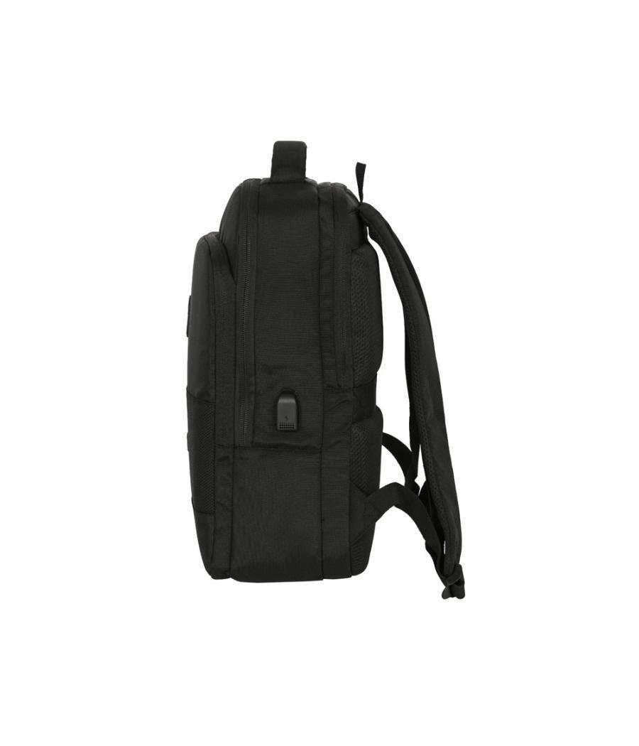Mochila safta portatil 15,6\"+ tablet+ usb real madrid premium 440x290x150 mm