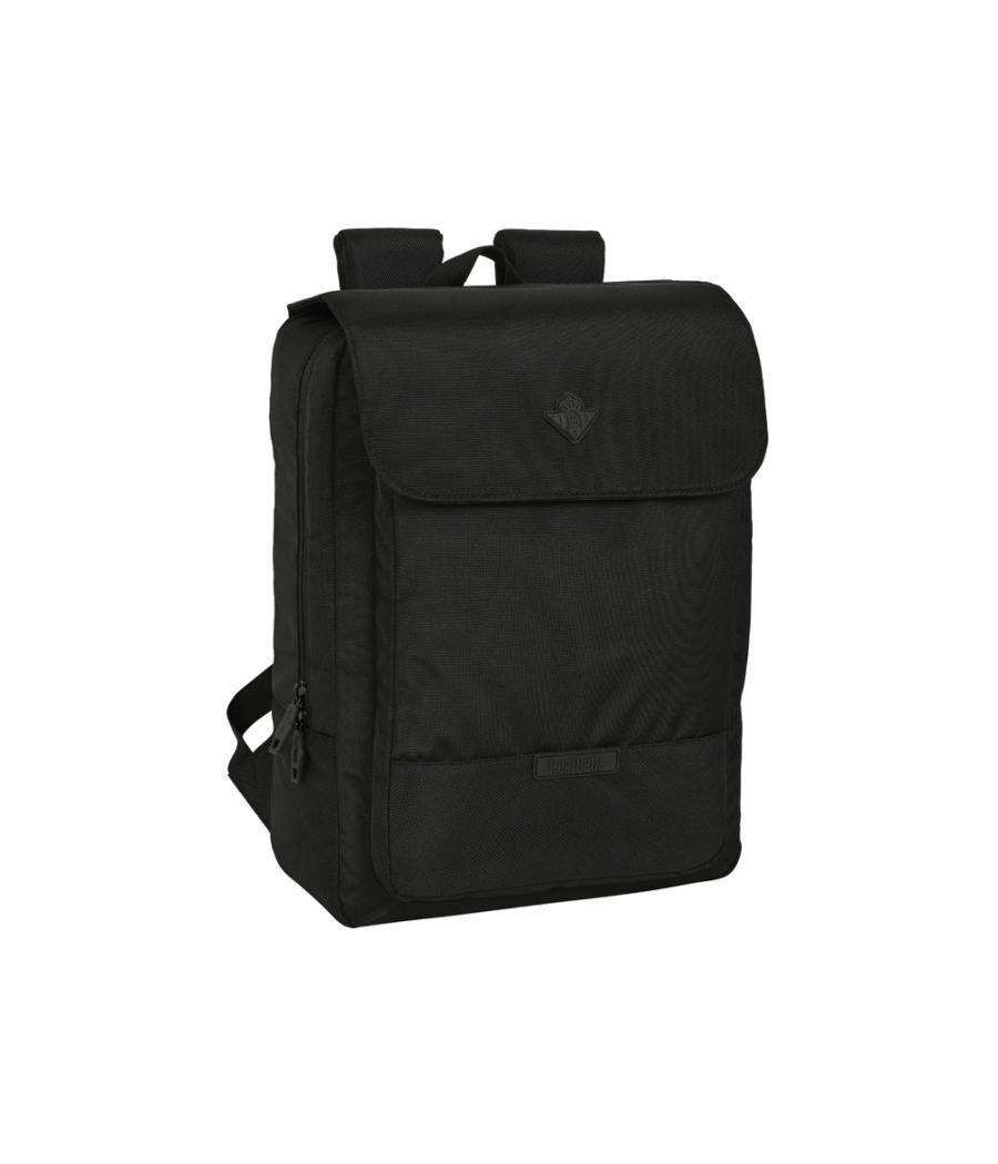 Mochila safta con solapa portatil 13,3'' + usb real betis balompie premium 390x290x120 mm