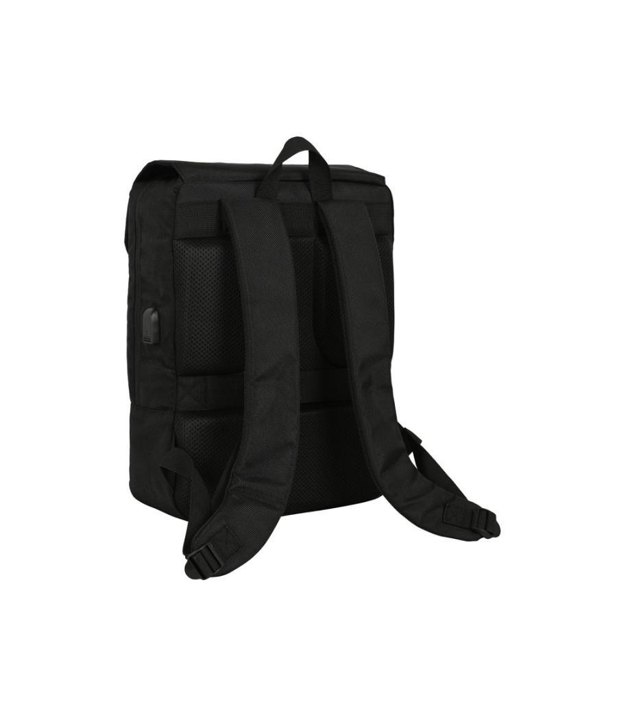 Mochila safta con solapa portatil 13,3'' + usb real betis balompie premium 390x290x120 mm