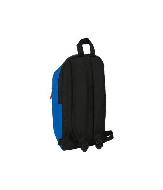 Mini mochila escolar safta con cremallera vertical munich submarine 390x220x100 mm