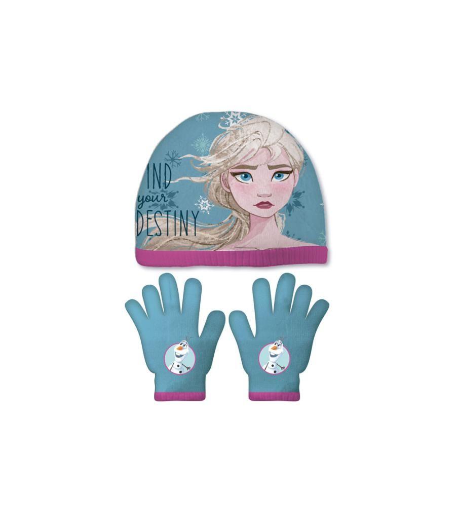 Set gorro y guantes safta navidad frozen