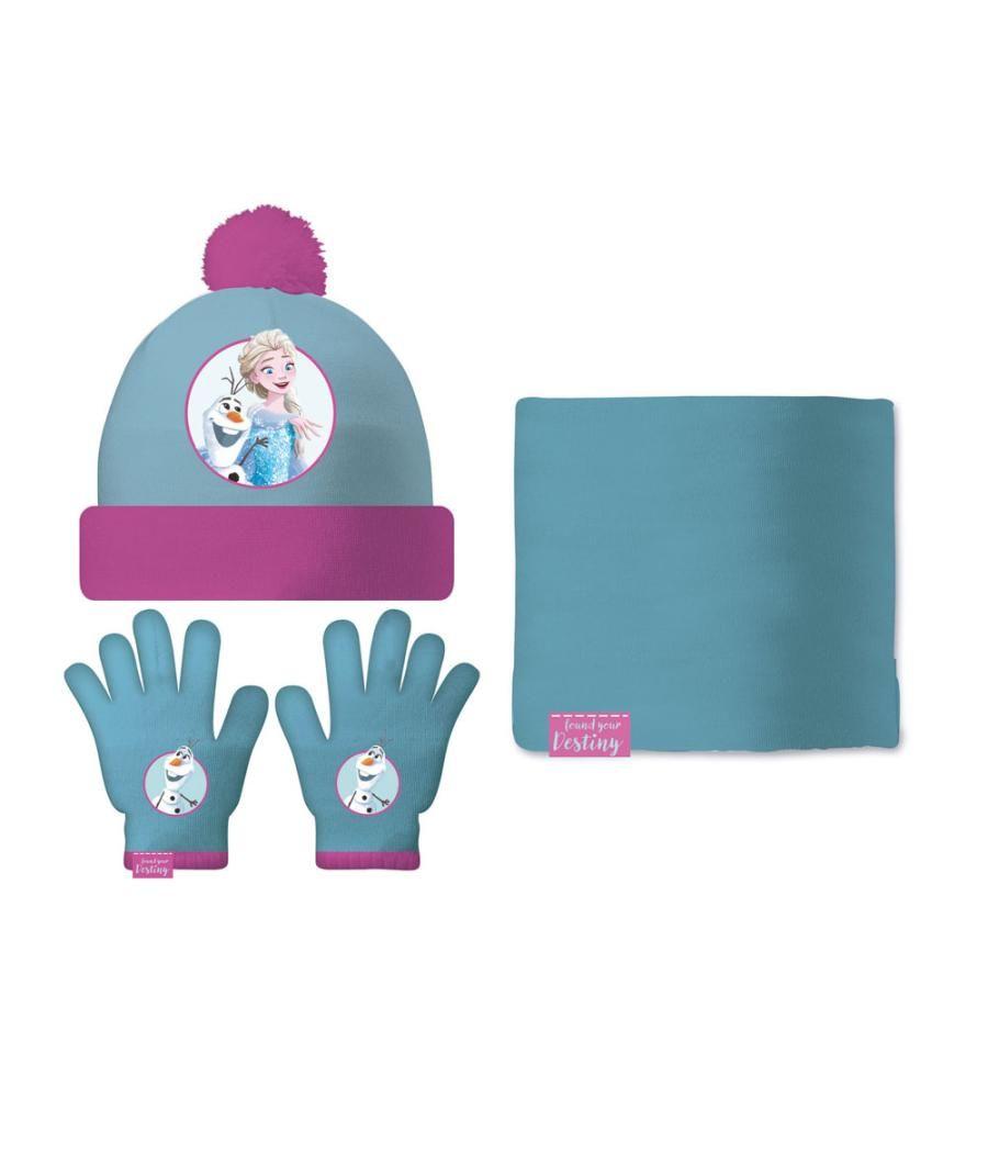 Set gorro guantes y buff infantil safta navidad frozen