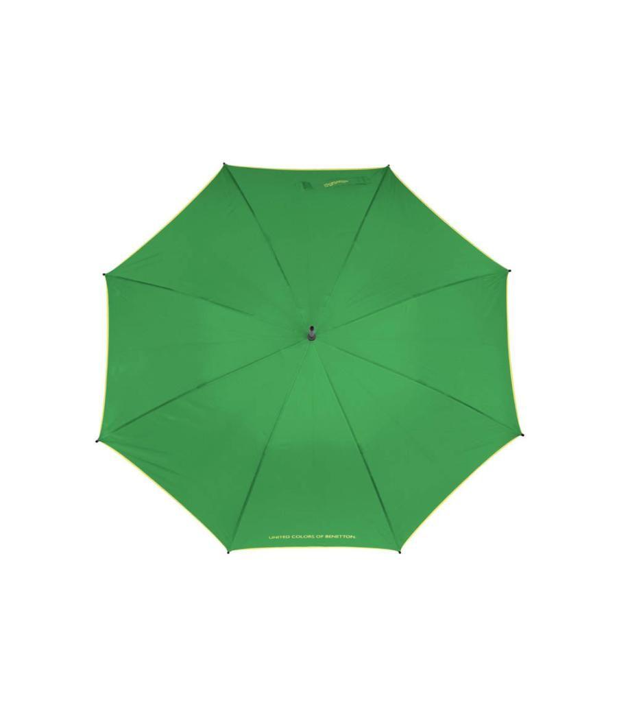 Paraguas escolar safta 60 cm benetton color verde