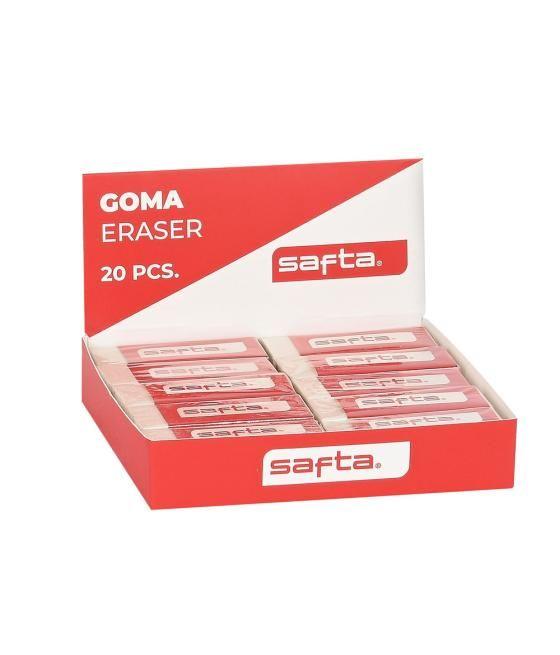 Goma de borrar safta 125x115x25 mm