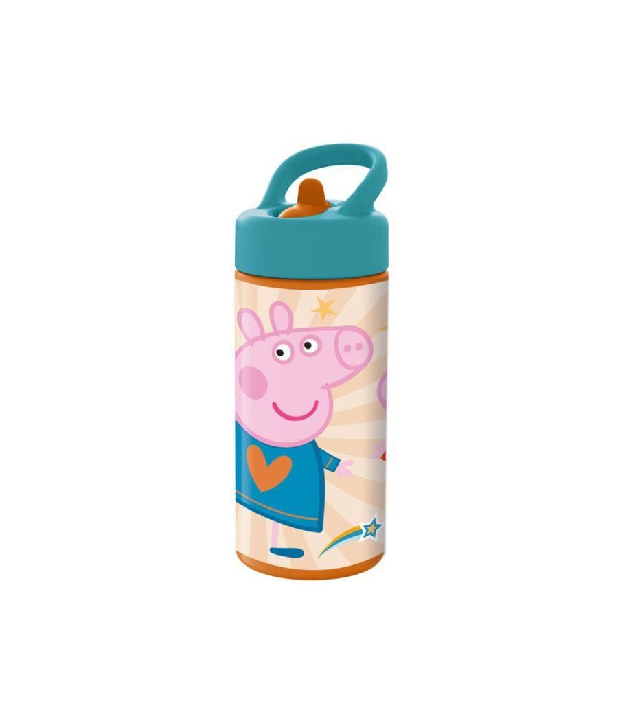 Botella escolar safta 410 ml 74x64x178 mm peppa pig having fun