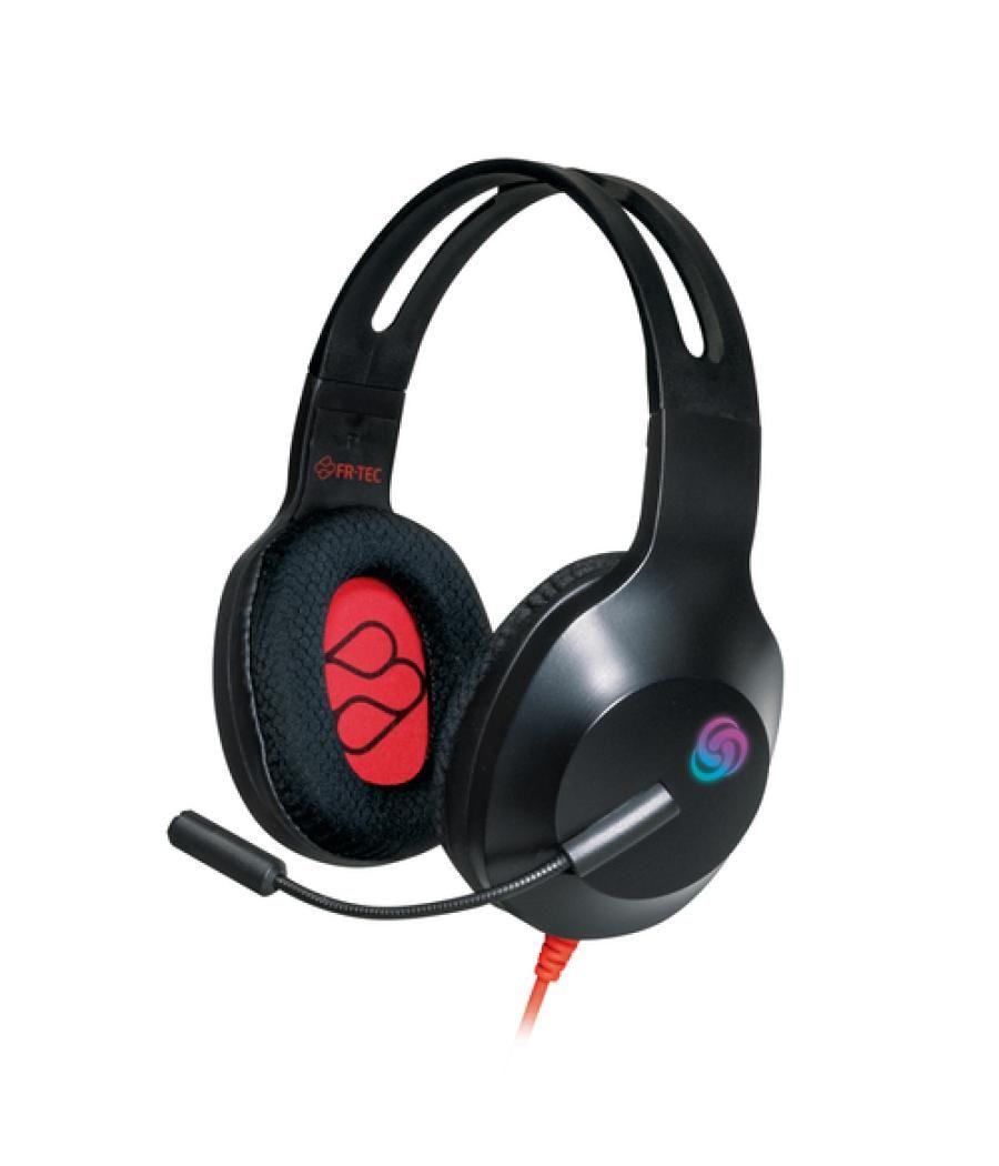 FR-TEC FT2020 auricular y casco Auriculares Alámbrico Diadema Juego Negro