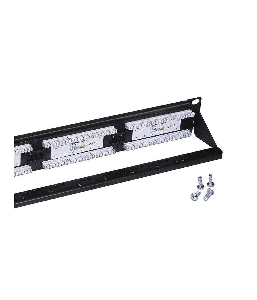 Patch Panel Aisens A141-0509/ 24 Puertos/ Cat.6/ Altura 1U/ Gestión de Cables - Imagen 3