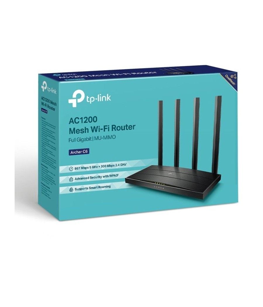 Router Inalámbrico TP-Link Archer C6 1200Mbps/ 2.4GHz 5GHz/ 5 Antenas/ WiFi 802.11ac/n/a - b/g/n - Imagen 4