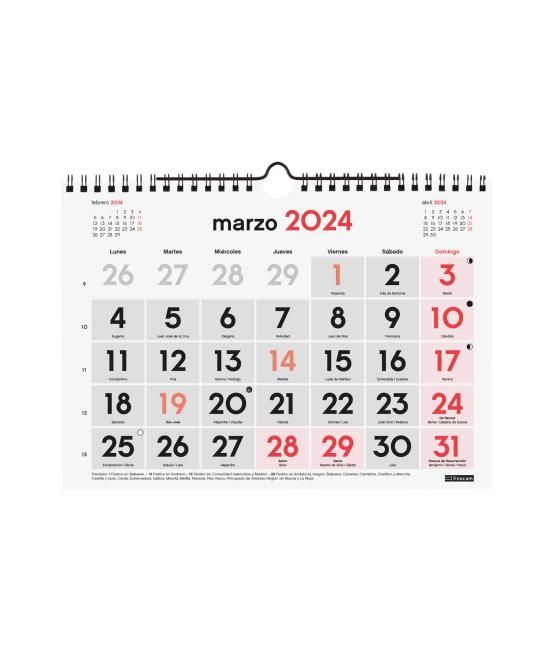 Calendario 2024 pared numeros grandes s finocam 780200024