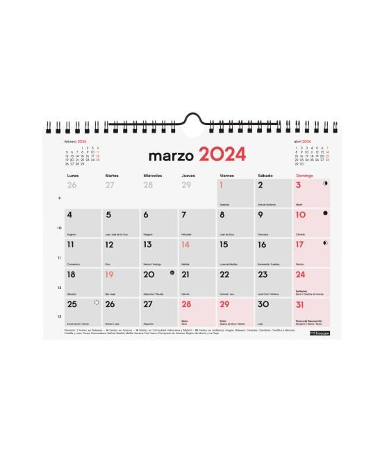 Calendario 2024 pared escribir s finocam 780160024
